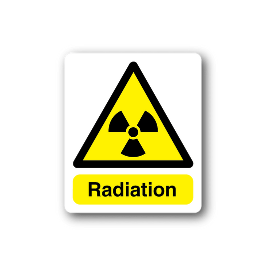 Image of Caution Radiation Sticker