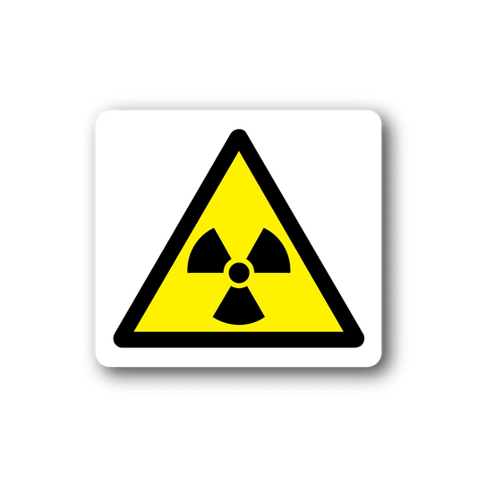 Image of Caution Radioactive Sticker