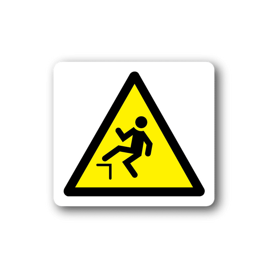 Image of Caution Step Sticker