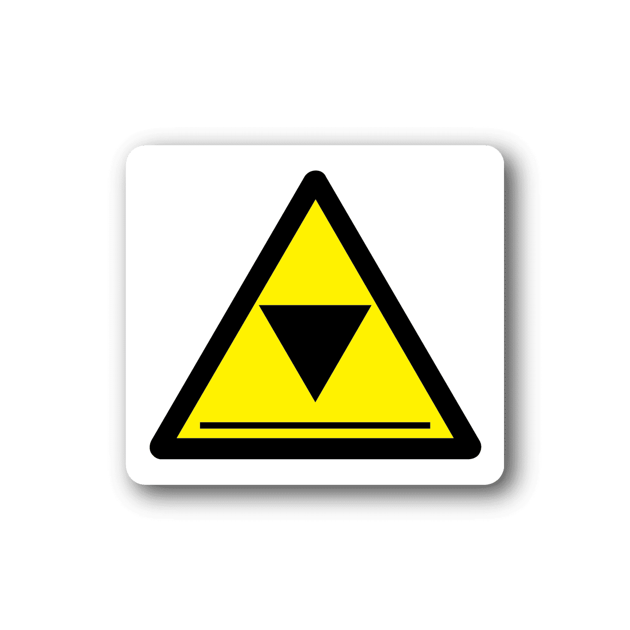 Image of Caution Triangle Sticker