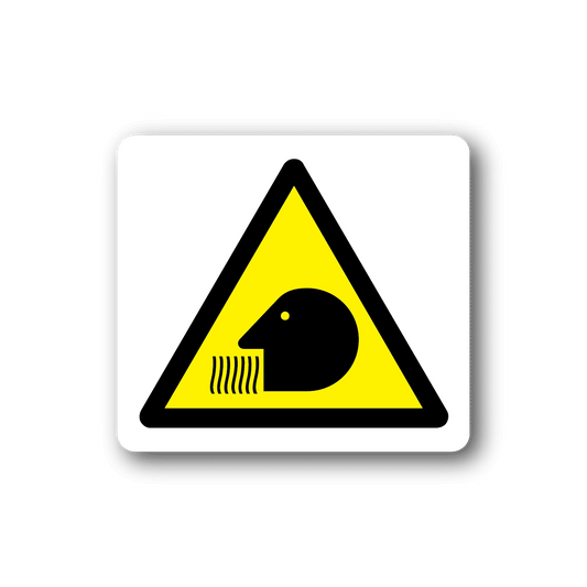 Image of Caution Vapors Sticker