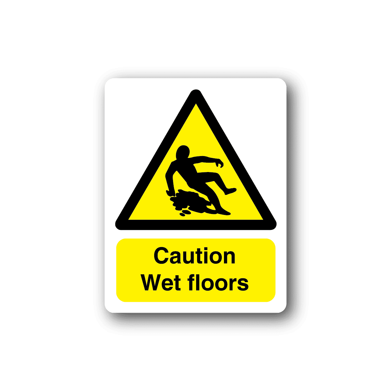 Image of Caution Wet Floor Sticker