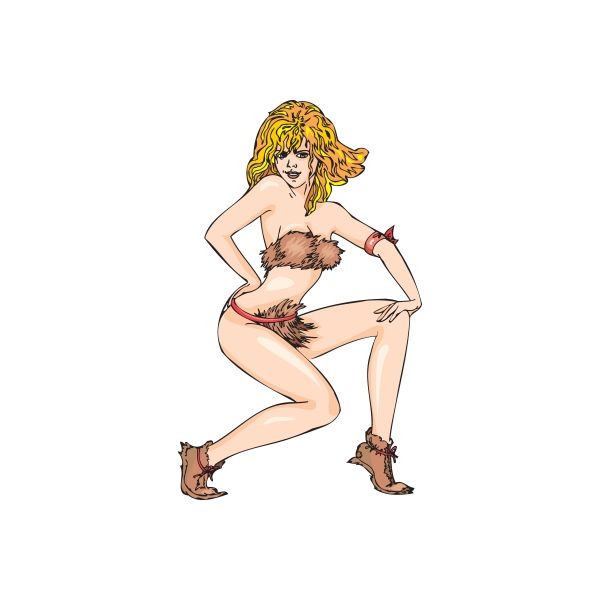 Image of Cavewoman Sticker