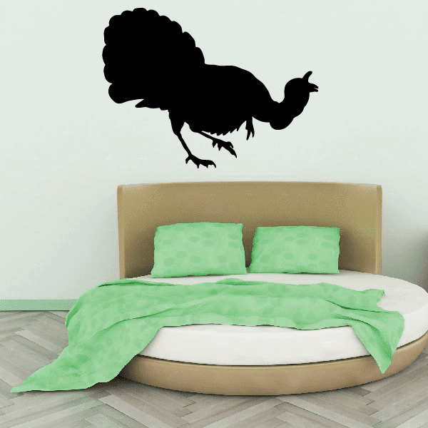 Image of Cawing Turkey Silhouette Decal