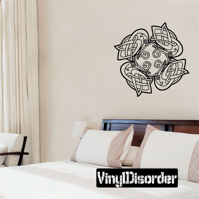 Image of Celtic Flower Decals