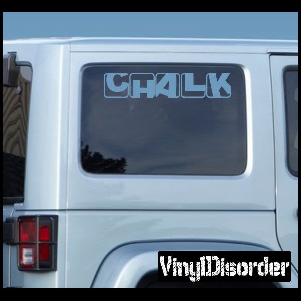 Image of Chalk Band Decal