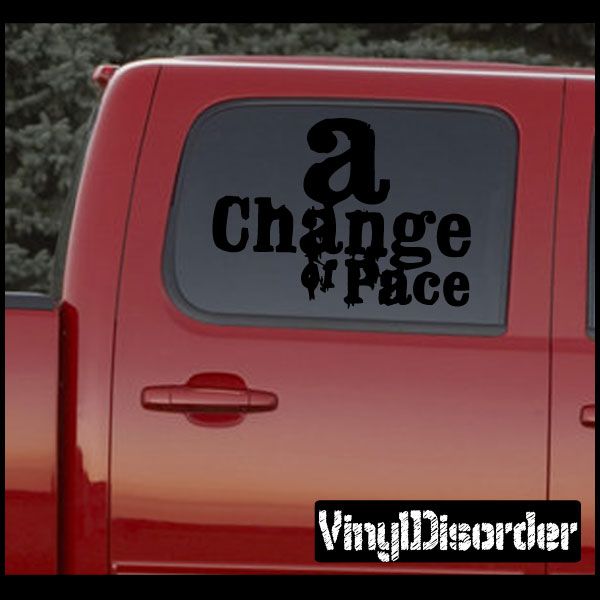 Image of Change Of Pace Decal