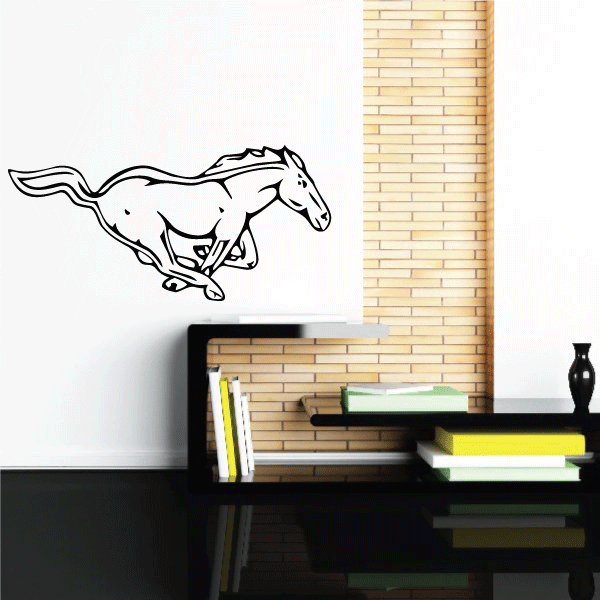 Image of Charging Fast Horse Decal