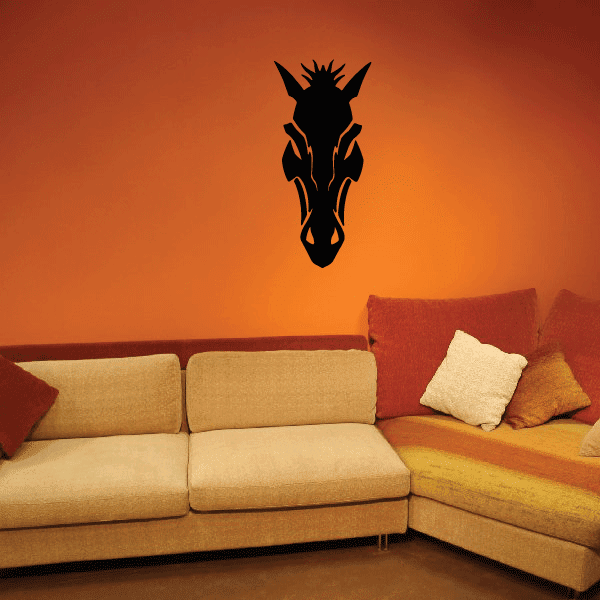 Image of Charging Horse Head Decal