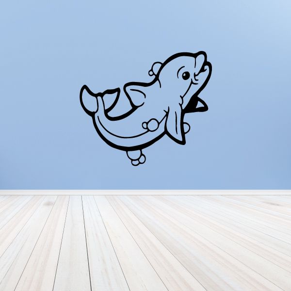 Image of Charming Kids Dolphin Decal