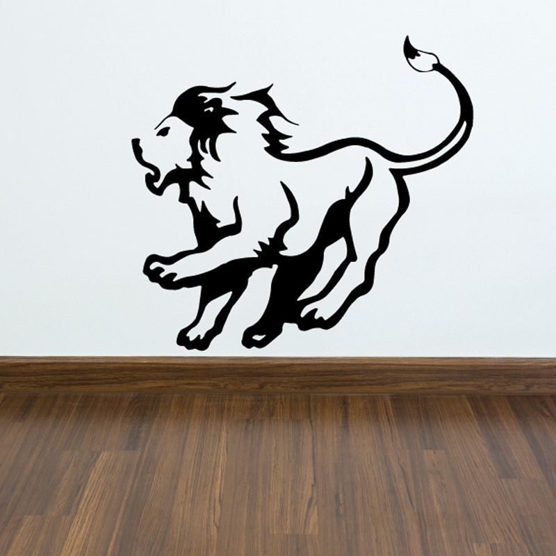 Image of Chasing Lion Decal