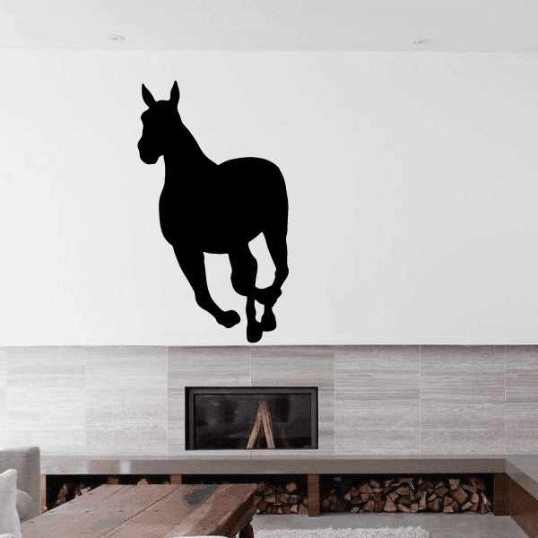 Image of Chasing Pony Silhouette Decal