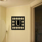 Image of Checker Monogram Decal