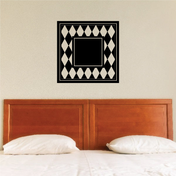 Image of Checker Monogram Decal