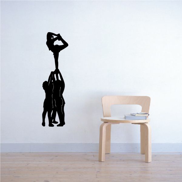Cheer Stunt Group in a Prep Decal – Vinyl Disorder