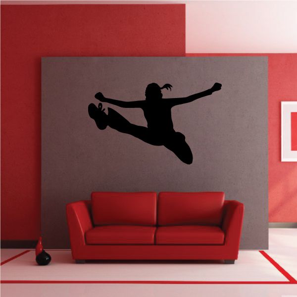 Image of Cheerleading Cheer Wall Decal - Vinyl Decal - Car Decal - NS013