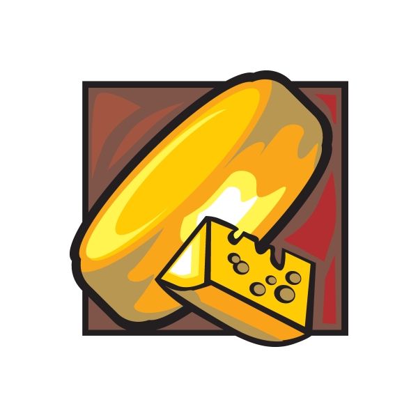 Image of Cheese Wheel Sticker