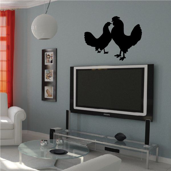 Image of Chicken Pair Decal