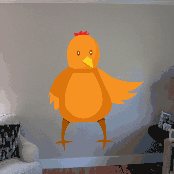 Image of Chicken Standing Sticker