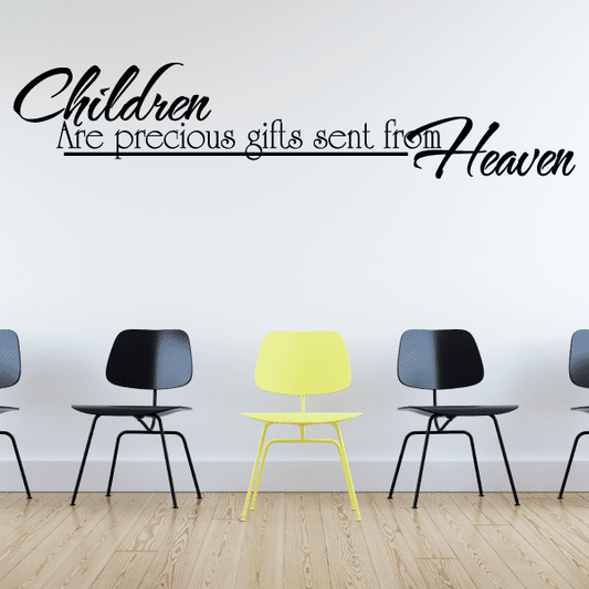 Image of Children are Precious Gifts Sent From Heaven Wall Decal