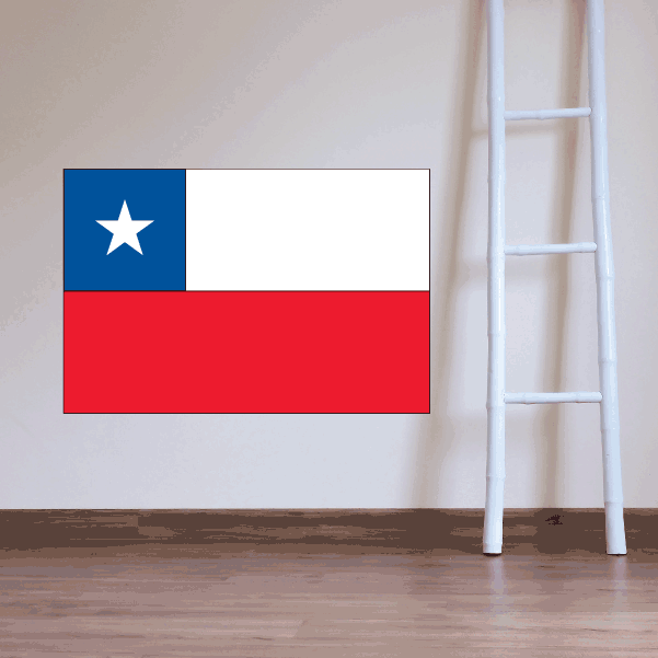 Image of Chile Flag Sticker 