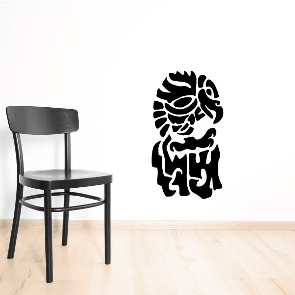 Image of Chinese Abstract Lion Decal