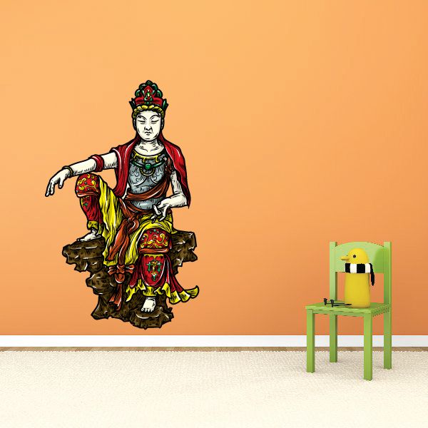Image of Chinese Colored Bhuddha Sticker