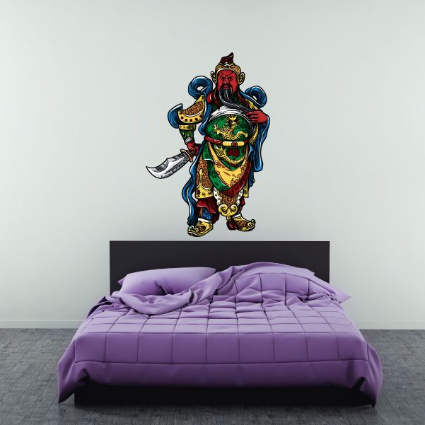 Image of Chinese Colored Warrior Sticker