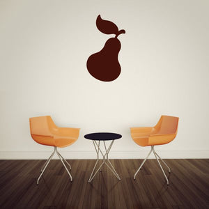 Chinese pear-shaped wall decal with a stylized silhouette