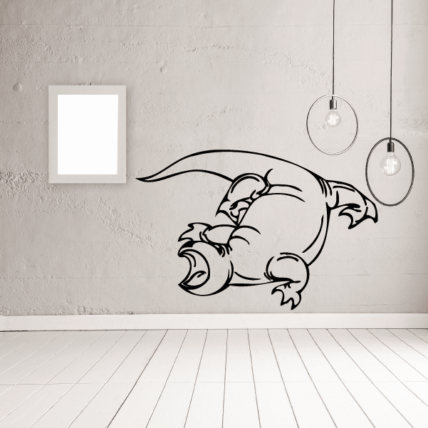 Image of Chomping Dinosaur Decal