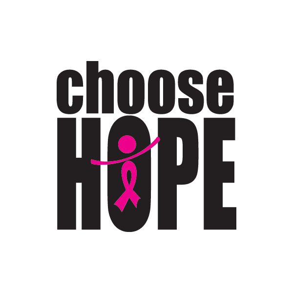 Choose Hope Breast Cancer Printed Die Cut Decal