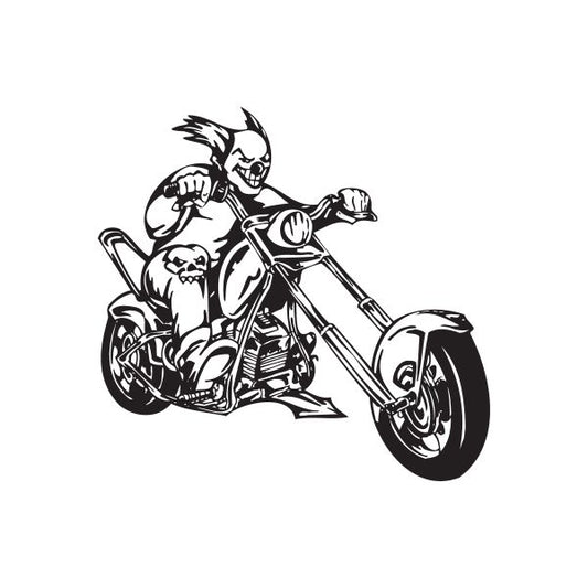 Image of Chopper Wall Decal - Vinyl Decal - Car Decal - DC 077