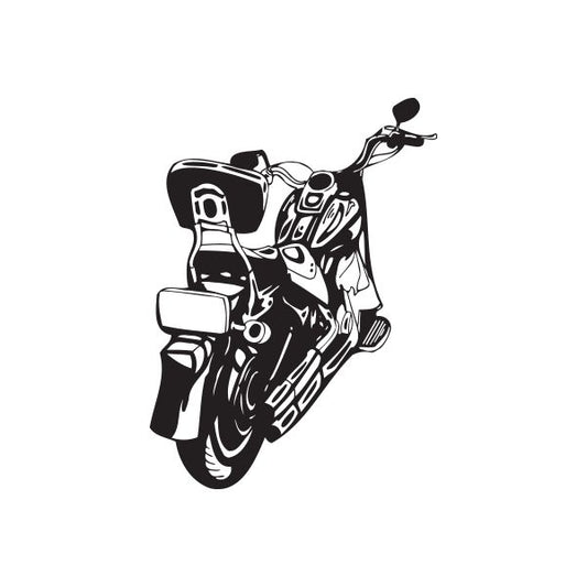 Image of Chopper Wall Decal - Vinyl Decal - Car Decal - DC 108