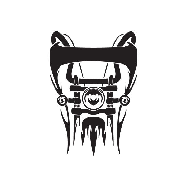 Image of Chopper Wall Decal - Vinyl Decal - Car Decal - DC 152