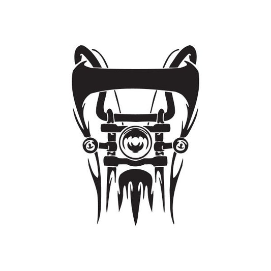 Image of Chopper Wall Decal - Vinyl Decal - Car Decal - DC 152