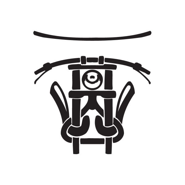 Image of Chopper Wall Decal - Vinyl Decal - Car Decal - DC 188