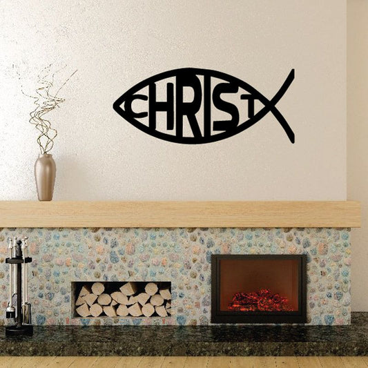 Image of Christ Fish Decal