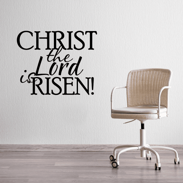 Image of Christ the Lord is Risen Easter Holiday Decal