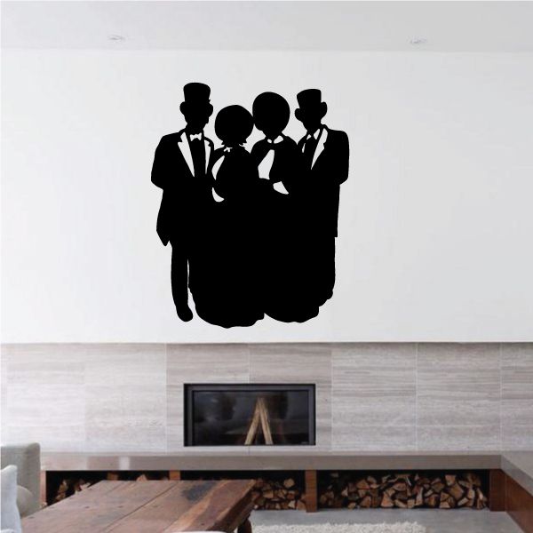 Image of Christmas Carolers Decal