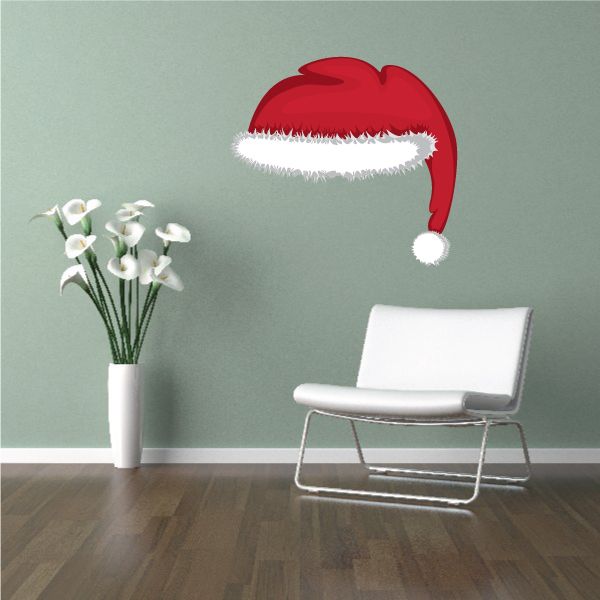 Image of Christmas Classic Santa Hat Sticker