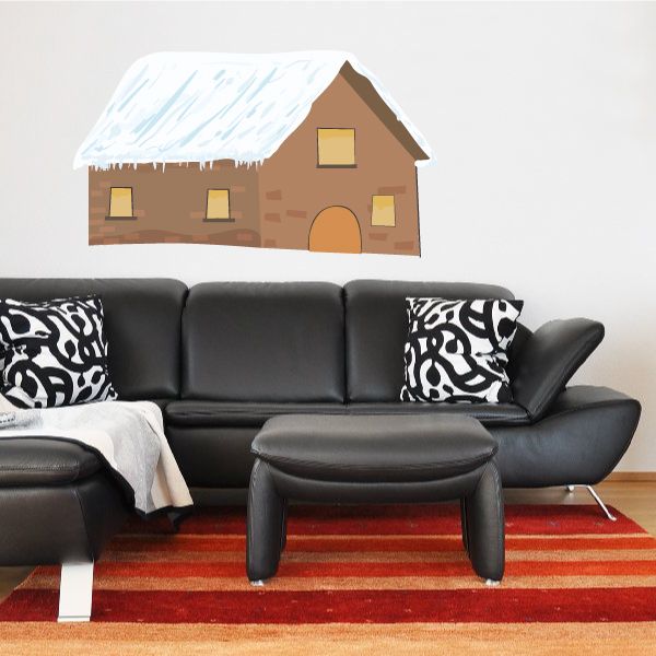 Image of Christmas Cottage Sticker