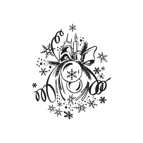 Image of Christmas Decorations Darling Ornaments Decal