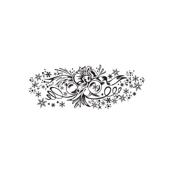 Image of Christmas Decorations Lovely Intricate Decal