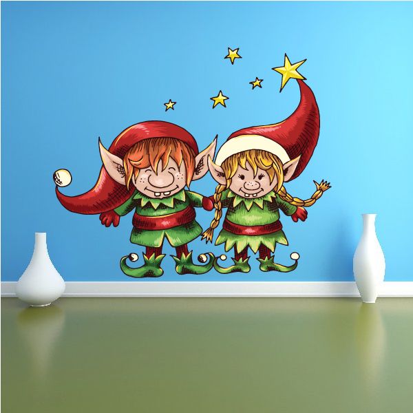 Image of Christmas Elf Helpers Sticker