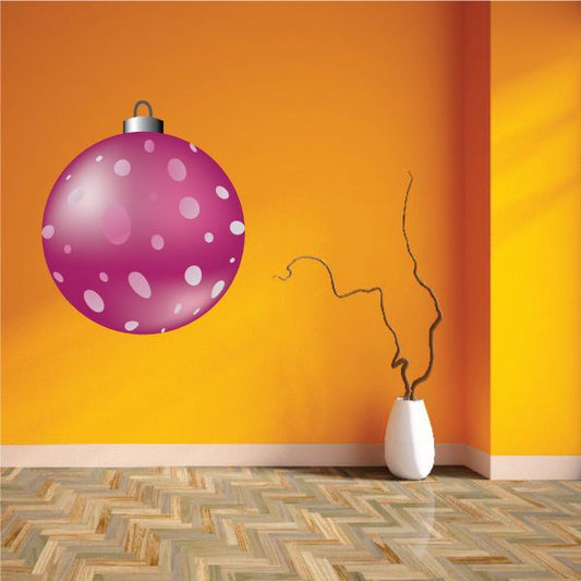 Image of Christmas Ornament Wall Decal - Vinyl Car Sticker - Uscolor002