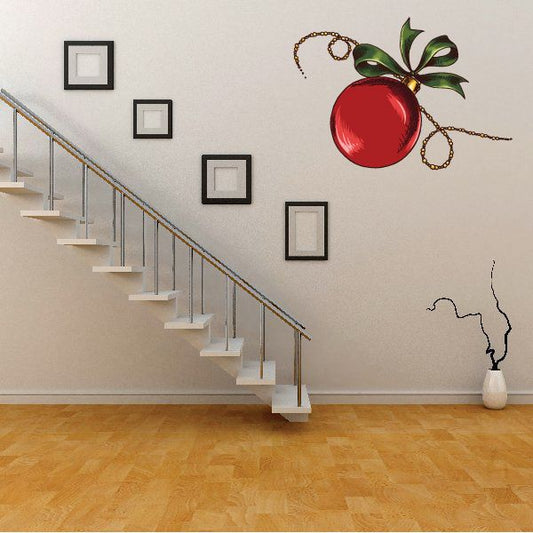 Image of Christmas Ornament Wall Decal - Vinyl Car Sticker - Uscolor007