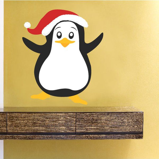 Image of Christmas Penguin Sticker