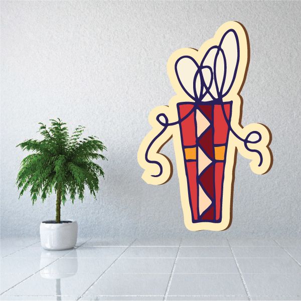 Image of Christmas Present Decorations Wall Decal - Vinyl Sticker - Car Sticker - IDCOLOR015