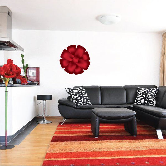 Image of Christmas Ribbon Wall Decal - Vinyl Car Sticker - ChristmasRibbonUscolor011