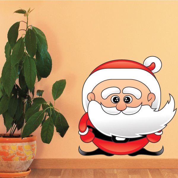 Image of Christmas Santa Shorty Sticker